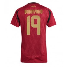 Belgia Johan Bakayoko #19 Hjemmedrakt Kvinner EM 2024 Kortermet